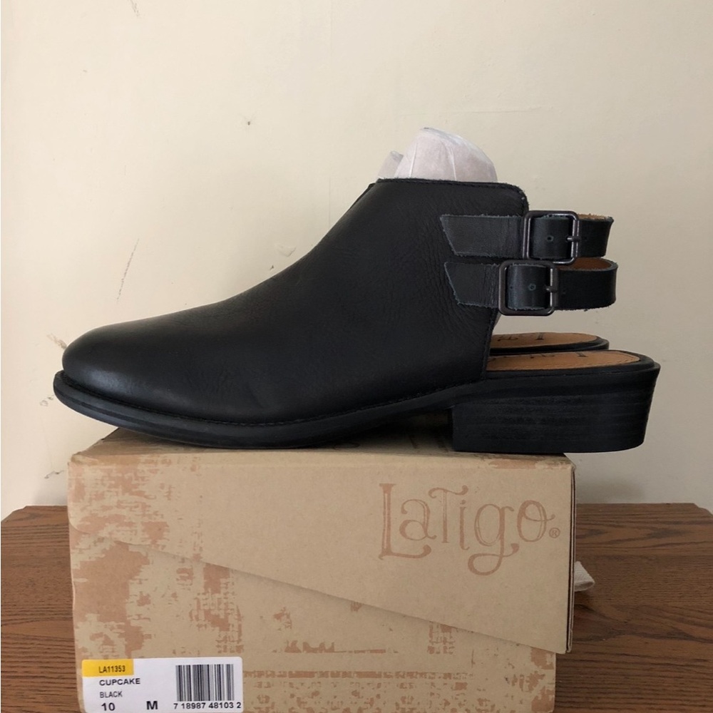Latigo Cupcake Leather Bootie - Picture 3 of 4